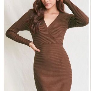 Brown bodycon Forever 21 dress